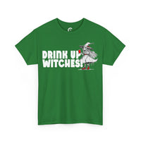 'Drink Up Witches' T-Shirt - Party Witch with Red Solo Cup for Girl Power Vibes