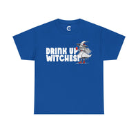 'Drink Up Witches' T-Shirt - Party Witch with Red Solo Cup for Girl Power Vibes
