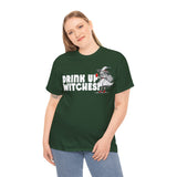 'Drink Up Witches' T-Shirt - Party Witch with Red Solo Cup for Girl Power Vibes