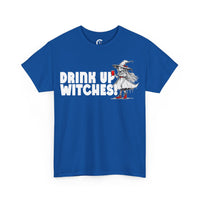 'Drink Up Witches' T-Shirt - Party Witch with Red Solo Cup for Girl Power Vibes