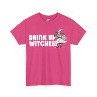 'Drink Up Witches' T-Shirt - Party Witch with Red Solo Cup for Girl Power Vibes