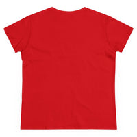 'Drink Up Witches' Women's Fitted T-Shirt - Party Witch with Red Solo Cup for Girl Power Vibes